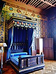 Sehr hohe Raumhöhe: Schloss Ancy-le-Franc (1538–1546), Ancy-le-Franc, Schlafzimmer