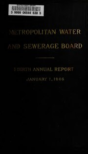 Thumbnail for File:Annual report of the Metropolitan Water and Sewerage Board (IA annualreportofme41905mass).pdf