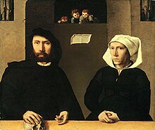 Неизвестный художник. Предполагаемый портрет Питера Кука ван Алста и Майкен Верхюлст. Ок. 1550