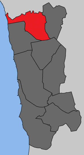 Localização no município de Esposende