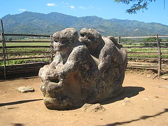 Mégalithe en forme de tigres