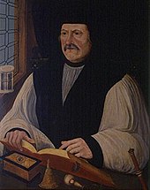 Archbishop Matthew Parker, Master of the College and Archbishop of Canterbury. He was the college's greatest benefactor. Archbishop Matthew Parker.jpg