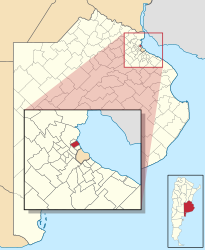 Partido di San Isidro – Mappa