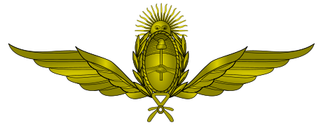 Escudo de la Fuerza Aérea Argentina.