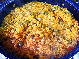 Arroz con gandules, widely regarded as "Puerto Rico's national dish" Arroz con gandules.jpg