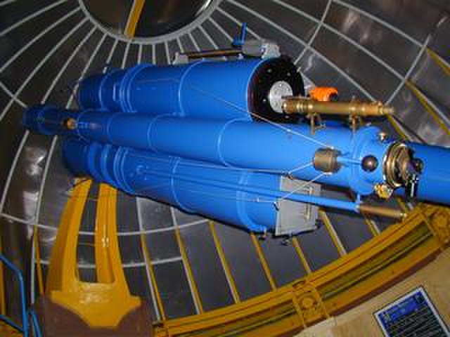 The Bruce double astrograph at the Landessternwarte Heidelberg-Königstuhl observatory.