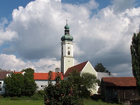 Attenhofen Walkertshofen Am Kirchberg 5 Kirche Sankt Michael