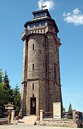 1860 entstand mit dem Auersbergturm der erste steinerne Aussichtsturm auf einem Erzgebirgsgipfel