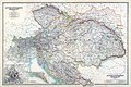 Austro-Hungarian Monarchy, composite map (Johnston, 1893)