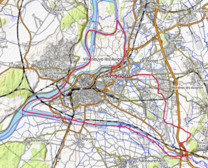 Avignon: Geografio, Gefiloj, Bildaro