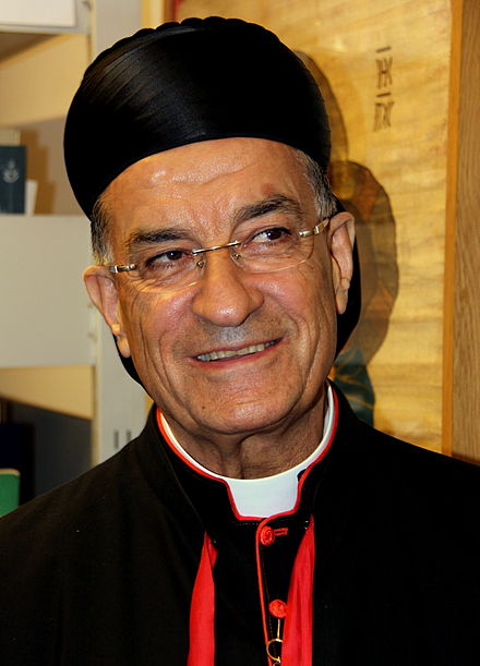 Patriarch Bechara Boutros al-Rahi is the head of the Maronite Church, and also a Cardinal.