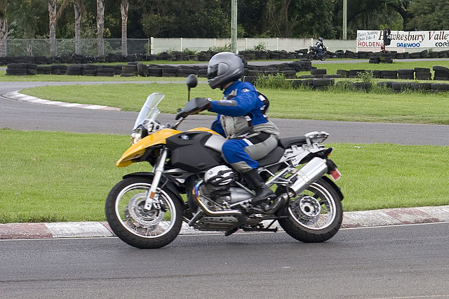 A dual-purpose bike can be used on track and off-road.