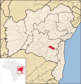 Kart over Manoel Vitorino