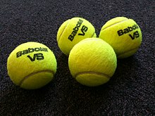 2 Balles de Tennis Jaunes 6,40 cm Toutes Surfaces Sport de Raquette