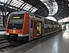 A Rodalies de Catalunya train in Barcelona França station in 2016