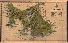 1918 Map of Batangas with Lobo Batangas province 1918 map.JPG