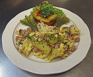 <span class="mw-page-title-main">Bauernfrühstück</span> German breakfast dish