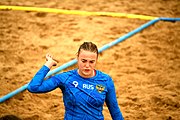 Deutsch: Beachhandball bei den Olympischen Jugendspielen 2018; Tag 6, 12. Oktober 2018; Mädchen, Platzierungsrundenspiel – Russland-Venezuela 2:0 English: Beach handball at the 2018 Summer Youth Olympics at 12 October 2018 – Girl's Consolation Round – Russland-Venezuela 2:0