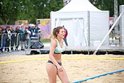 Deutsch: Beachhandball bei den Olympischen Jugendspielen 2018; Tag 5, 10. November 2018; Mädchen, Hauptrunde - Chinese Taipei (Taiwan)-Paraguay 2:0 English: Beach handball at the 2018 Summer Youth Olympics at 11 October 2018 – Girls Main Round – Chinese Taipei (Taiwan)-Paraguay 2:0