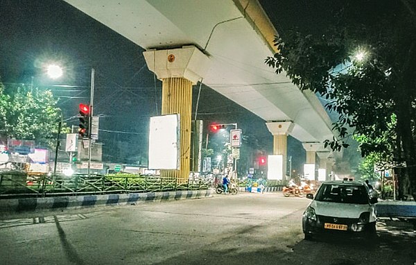 Image: Behala Night View ,D.H Road