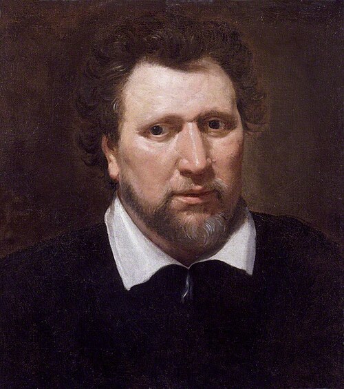 Portrait by Abraham Blyenberch, c. 1617; oil on canvas painting at the National Portrait Gallery, London