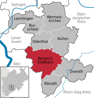 Bergisch Gladbach City in North Rhine-Westphalia, Germany