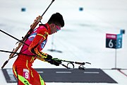 Deutsch: Biathlon bei den Olympischen Winter-Jugendspielen 2020 in Lausanne; Tag 2, 11. Januar 2020; Einzel männlich English: Biathlonl at the 2020 Winter Youth Olympics in Lausanne at 11 January 2020 – Individual men