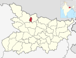 Bihar district location map Sheohar.svg
