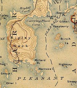 Қайың аралдары Мэн (USGS 1904) .jpg