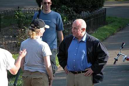 Hoskins filming Ruby Blue in 2006