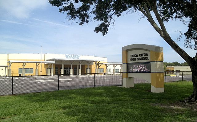 Boca Ciega High School, where Bassett attended and participated as a member of the debate team and student government, among other activities.