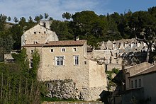 Partial View of Boulbon uban ang Saint-Marcellin Chapel