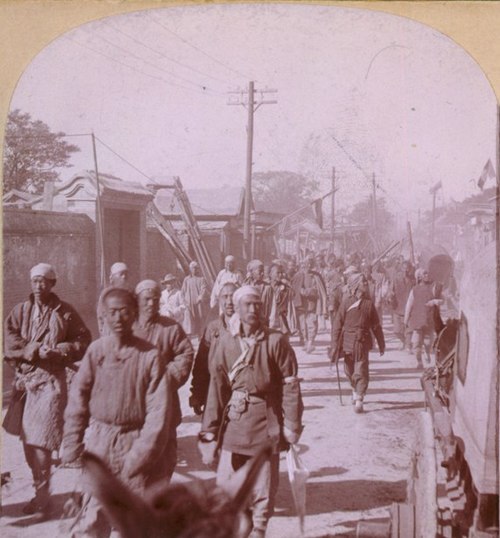 A company of Boxers in 1901