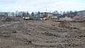 Baustelle einer neuen Wohnsiedlung auf dem Bramschgelände zwischen Friedrichstraße und Magdeburger Straße