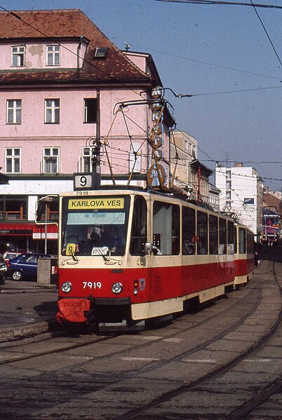 File:Bratislava, Tatra T6A5, rok 1993.jpg