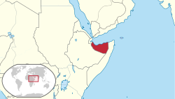 Location of Britų Somalilandas