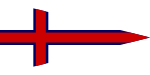 Burgee of Poole Yacht Club (United Kingdom)