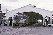 C&O 4028 in Newport News (September 1969)