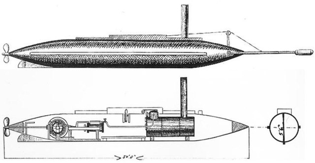 Confederate torpedo boat CSS David