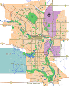 Location of Mahogany in Calgary