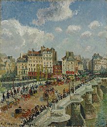 Camille Pissarro, le pont Neuf, 1902.