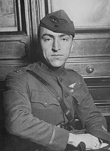 Captain Edward Rickenbacker, America's premier Ace officially credited with 22 enemy planes and the proud wearer of th - NARA - 533720.jpg