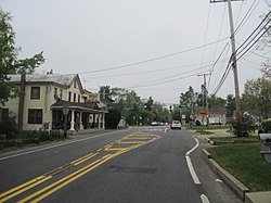 Approaching the center of Cassville on eastbound CR 571