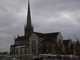 La cathédrale de l'Immaculée-Conception de Saint-Jean en janvier 2011