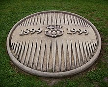 Plaque commemorating the centenary of FC Barcelona