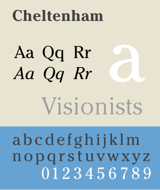 <span class="mw-page-title-main">Cheltenham (typeface)</span> 1896 display typeface
