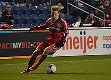 Chicago selected Chris Rolfe 29th overall. Rolfe appeared in 239 MLS matches and earned 10 cap with the US Men's National Team. An injury in 2010 ruled him out of participating in the 2010 FIFA World Cup. Chris Rolfe 2013 Chicago Fire.jpg