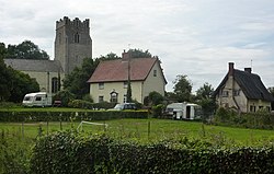 Church and cottages - geograph.org.uk - 1424796.jpg