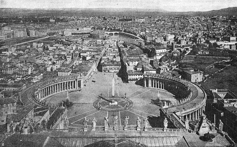 File:Città Eterna vista dalla cupola di S. Pietro, ante 1912 - Archivio Meraviglioso ICM BC1912n11f2.jpg