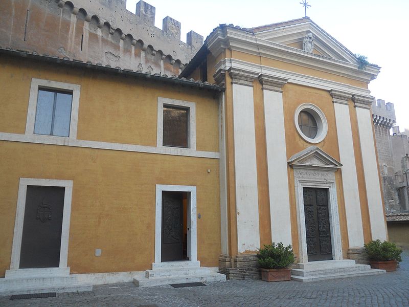 Città del Vaticano, chiesa dei Santi Martino e Sebastiano degli Svizzeri - Esterno.jpg